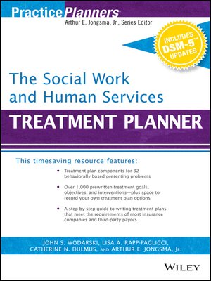 cover image of The Social Work and Human Services Treatment Planner, with DSM 5 Updates